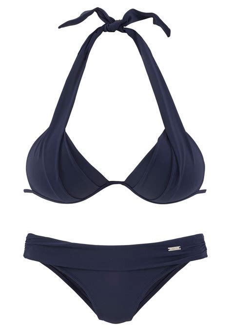 triangel bikini mit push up|Bright Marine Blue PushUp Triangle Bikini Top